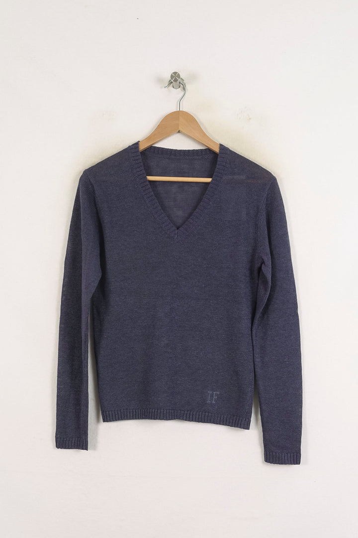 Pull Bleu - Taille S/36 de la marque Ines de la Fressange Paris | PARAD78238 - Vendu par Paradigme - Image 2