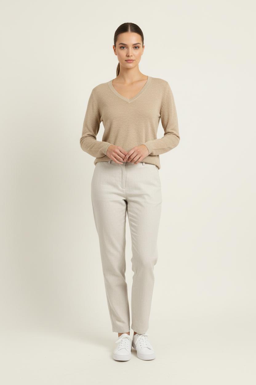 Pull Beige - Taille S/36 de la marque Ines de la Fressange Paris | PARAD78239 - Vendu par Paradigme - Image 1
