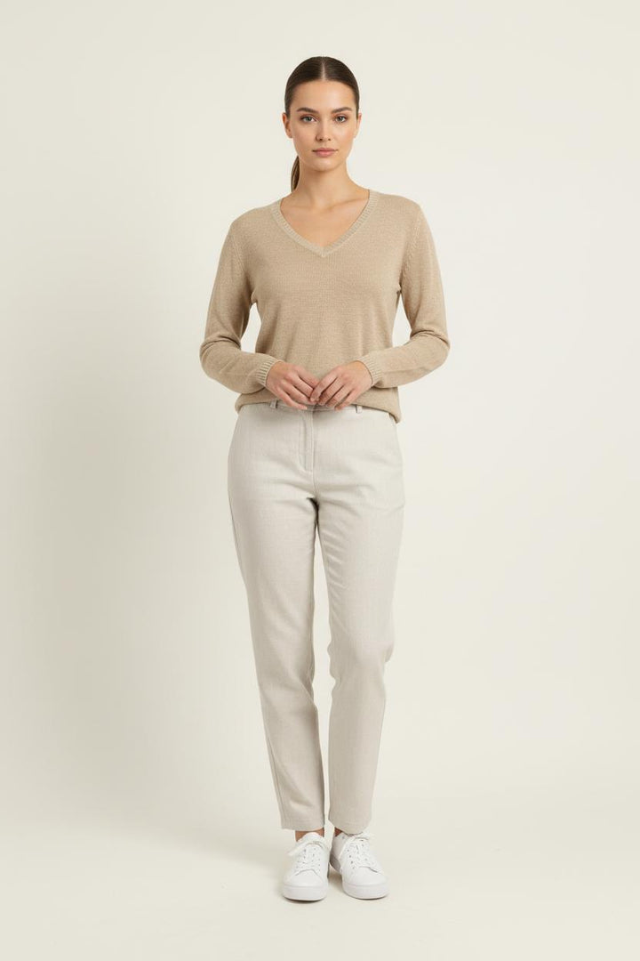 Pull Beige - Taille S/36 de la marque Ines de la Fressange Paris | PARAD78239 - Vendu par Paradigme - Image 1