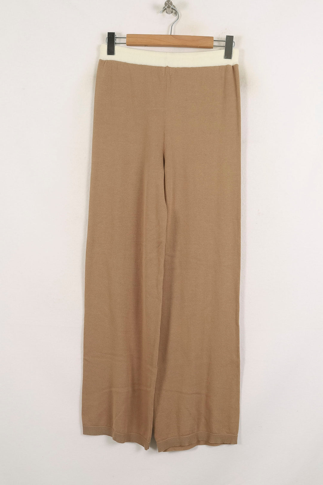 Pantalon Large Beige et Écru - Taille S/36 de la marque Ines de la Fressange Paris | PARAD78240 - Vendu par Paradigme - Image 4