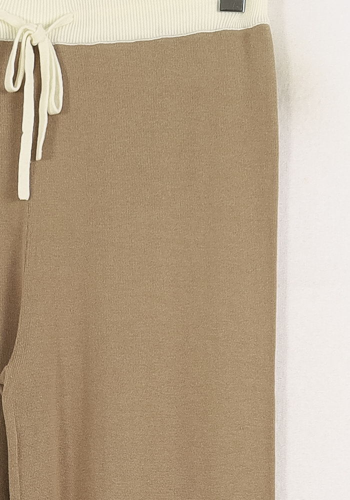 Pantalon Large Beige et Écru - Taille S/36 de la marque Ines de la Fressange Paris | PARAD78240 - Vendu par Paradigme - Image 3