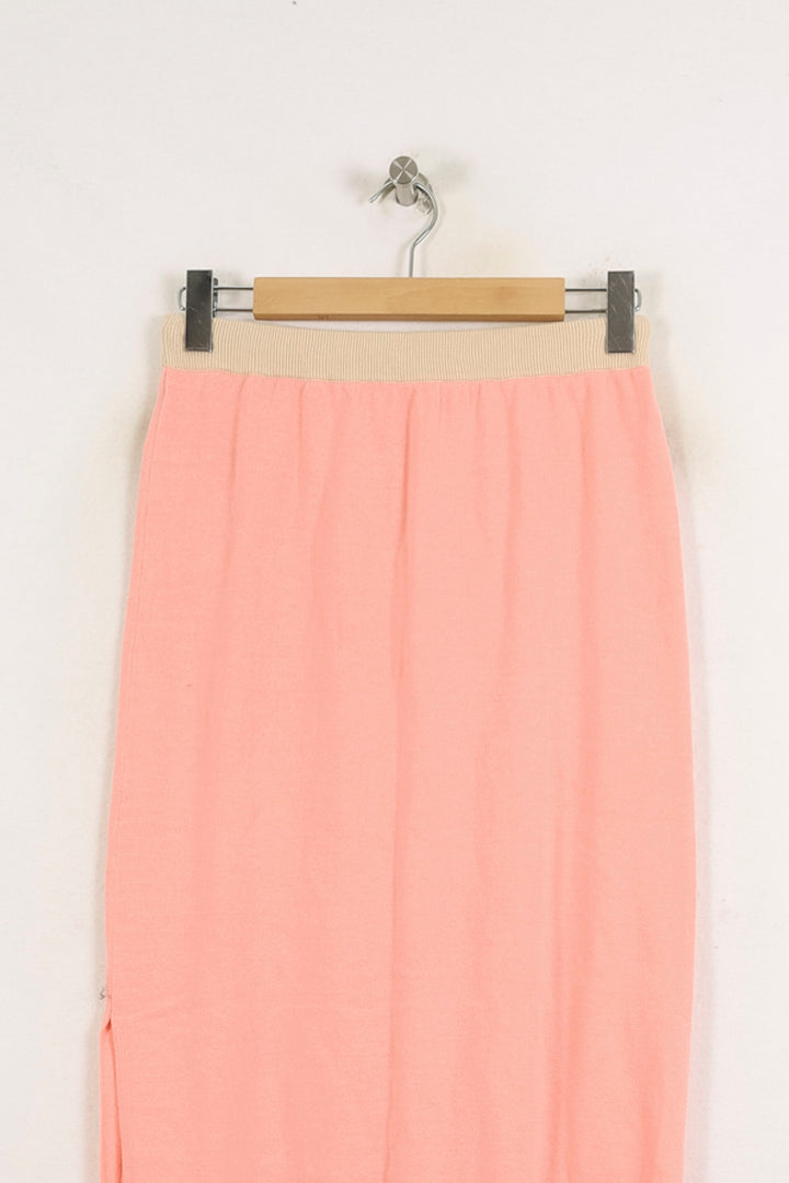 Jupe Longue Rose et Beige - Taille S/36 de la marque Ines de la Fressange Paris | PARAD78241 - Vendu par Paradigme - Image 4