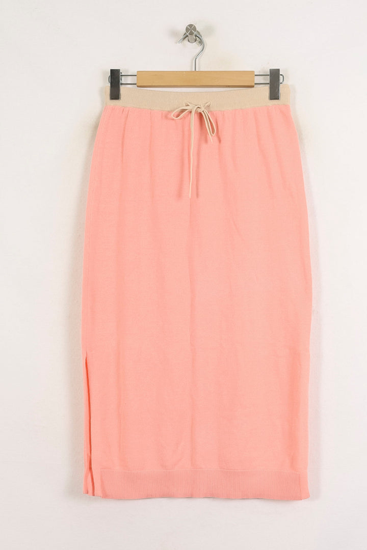 Jupe Longue Rose et Beige - Taille S/36 de la marque Ines de la Fressange Paris | PARAD78241 - Vendu par Paradigme - Image 2
