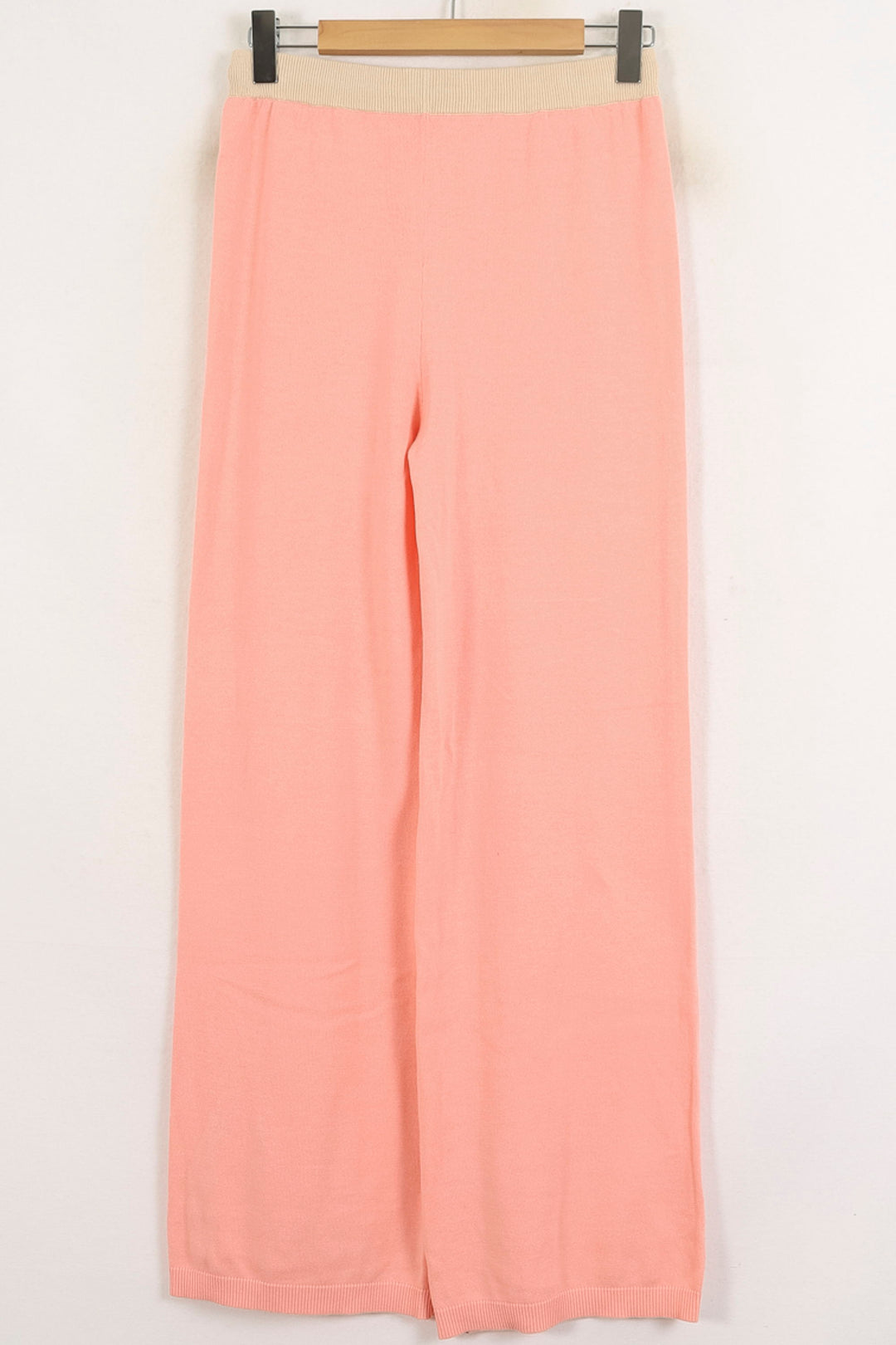 Pantalon Large Rose et Beige - Taille S/36 de la marque Ines de la Fressange Paris | PARAD78242 - Vendu par Paradigme - Image 4