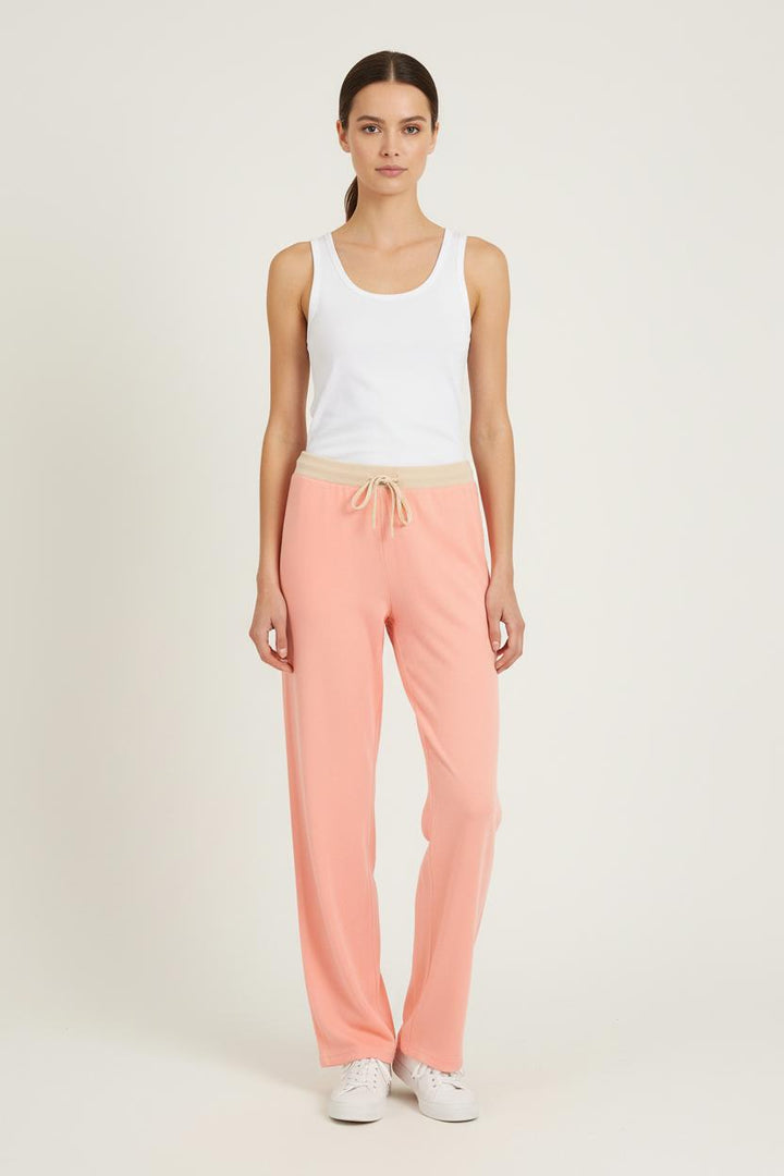 Pantalon Large Rose et Beige - Taille S/36 de la marque Ines de la Fressange Paris | PARAD78242 - Vendu par Paradigme - Image 1