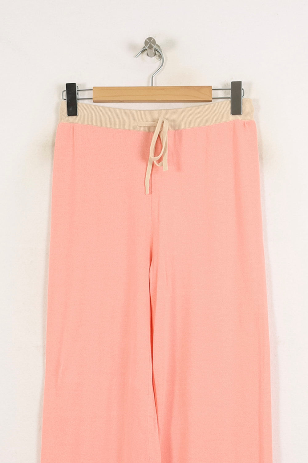 Pantalon Large Rose et Beige - Taille S/36 de la marque Ines de la Fressange Paris | PARAD78242 - Vendu par Paradigme - Image 2
