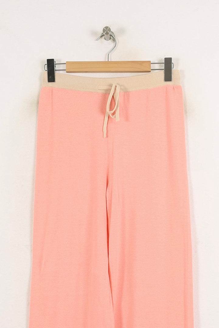 Pantalon Large Rose et Beige - Taille S/36 de la marque Ines de la Fressange Paris | PARAD78242 - Vendu par Paradigme - Image 2