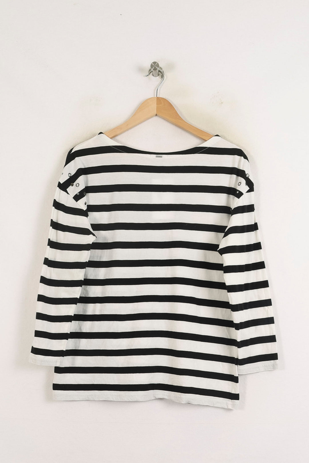 Marinière Noir et Blanc - Taille L/40 de la marque IKKS | PARAD78253 - Vendu par Paradigme - Image 4