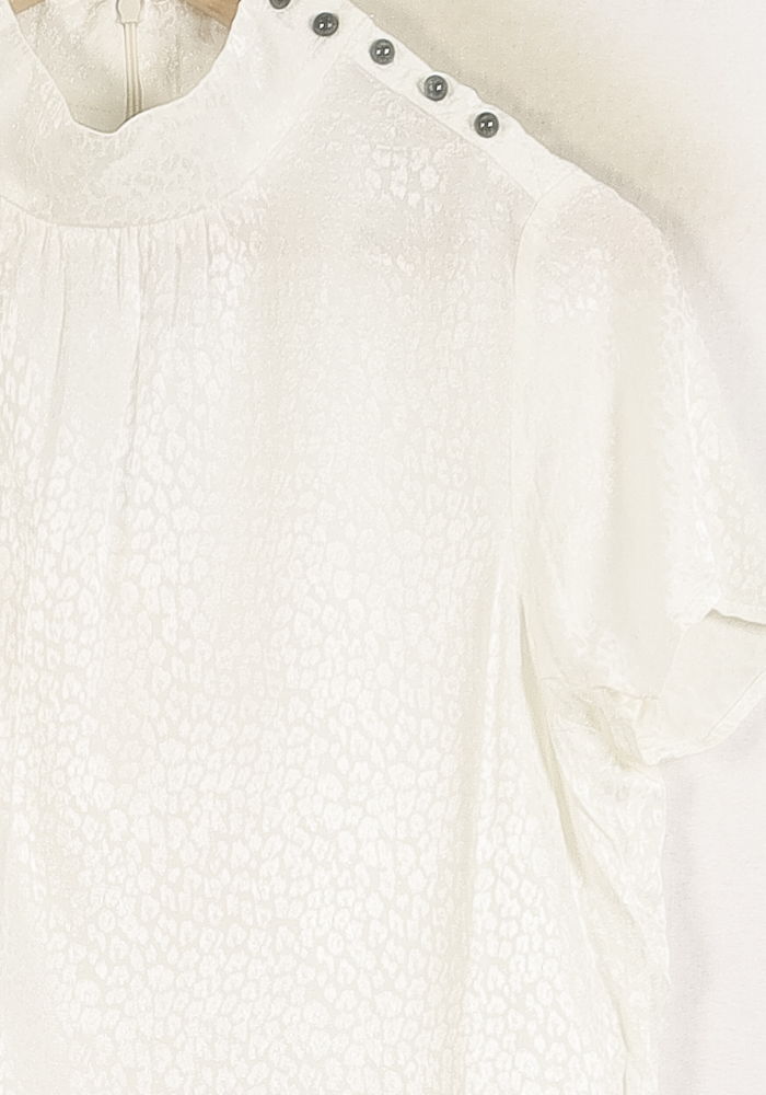 Blouse Blanche - Taille L/40 de la marque IKKS | PARAD78254 - Vendu par Paradigme - Image 3