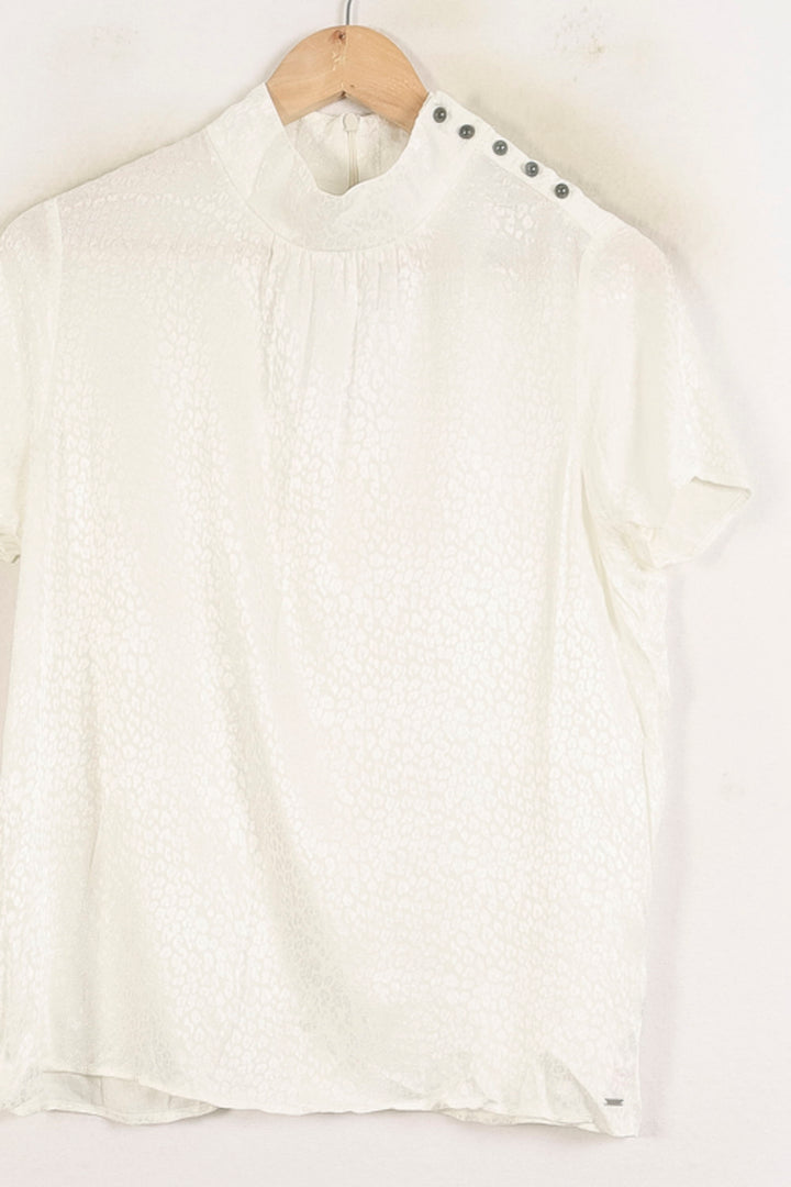 Blouse Blanche - Taille L/40 de la marque IKKS | PARAD78254 - Vendu par Paradigme - Image 2