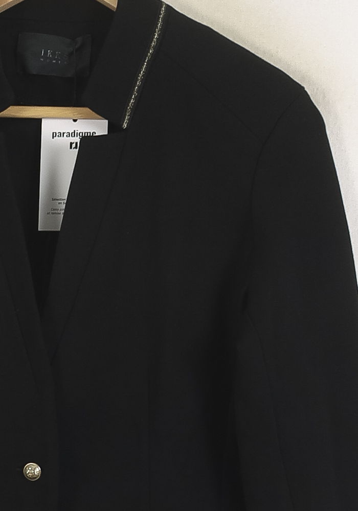 Blazer Noir - Taille M/38 de la marque IKKS | PARAD78259 - Vendu par Paradigme - Image 3