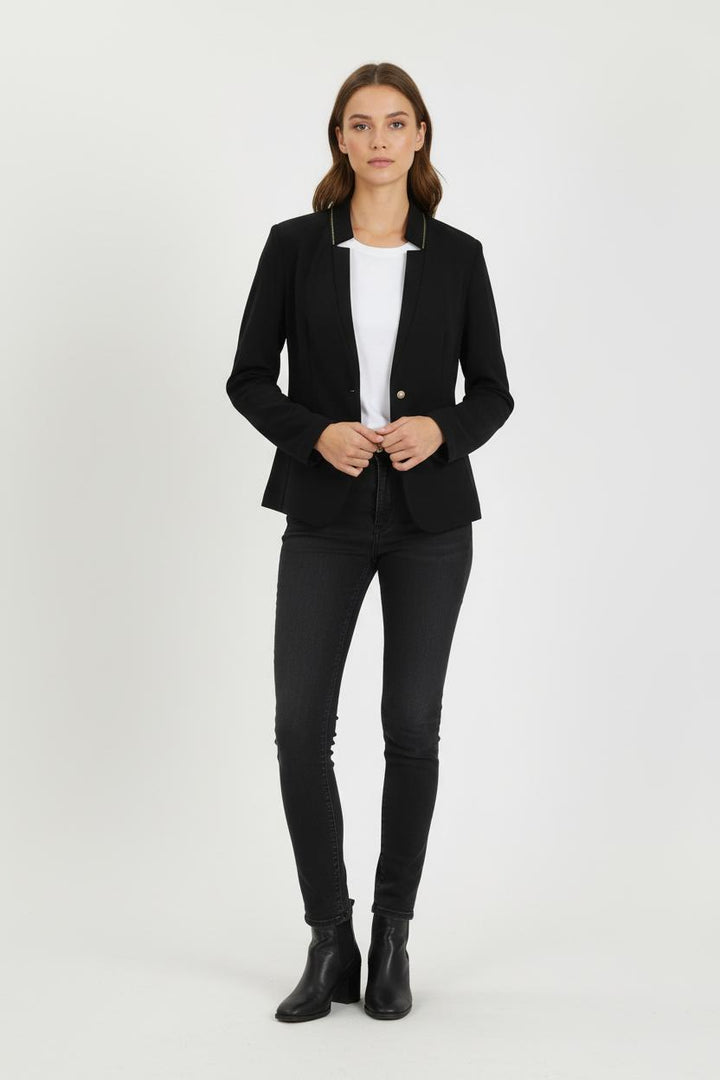 Blazer Noir - Taille M/38 de la marque IKKS | PARAD78259 - Vendu par Paradigme - Image 1