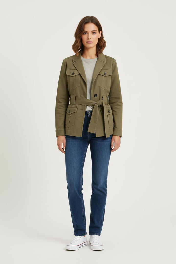 Veste Saharienne Verte - Taille XS/34 de la marque ba&sh | PARAD78277 - Vendu par Paradigme - Image 1