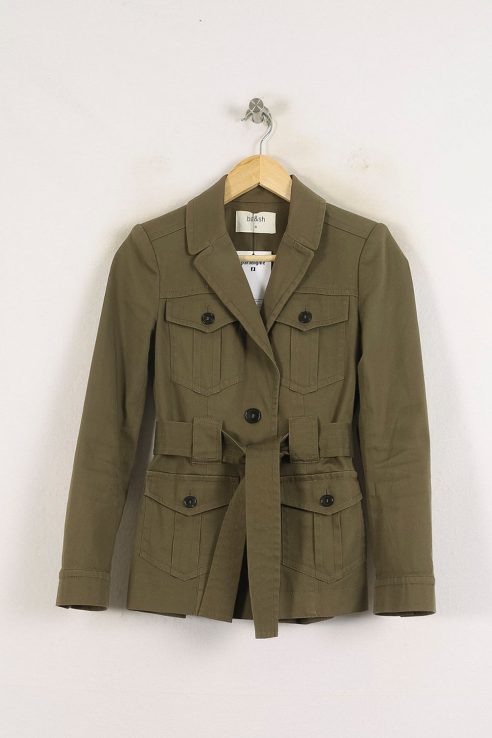 Veste Saharienne Verte - Taille XS/34 de la marque ba&sh | PARAD78277 - Vendu par Paradigme - Image 2