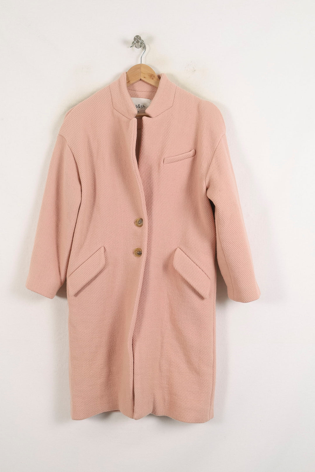 Manteau Rose - Taille XS/34 de la marque ba&sh | PARAD78281 - Vendu par Paradigme - Image 2