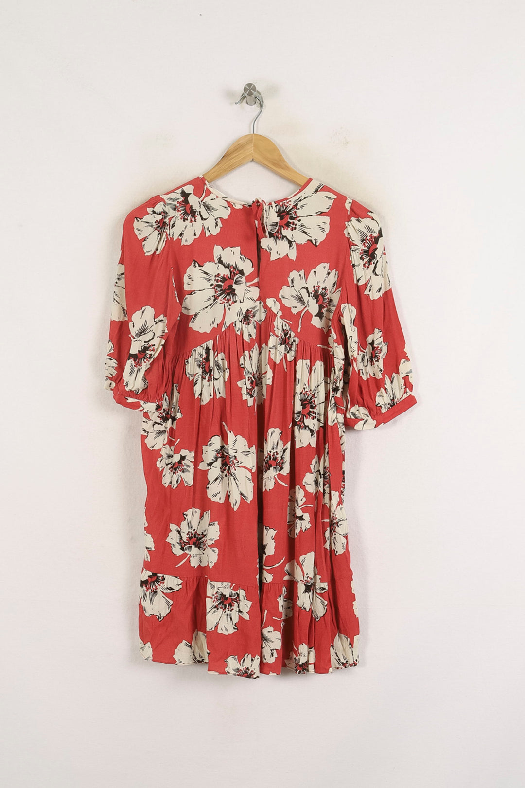 Robe Courte Rouge et Blanche - Taille XS/34 de la marque ba&sh | PARAD78282 - Vendu par Paradigme - Image 4