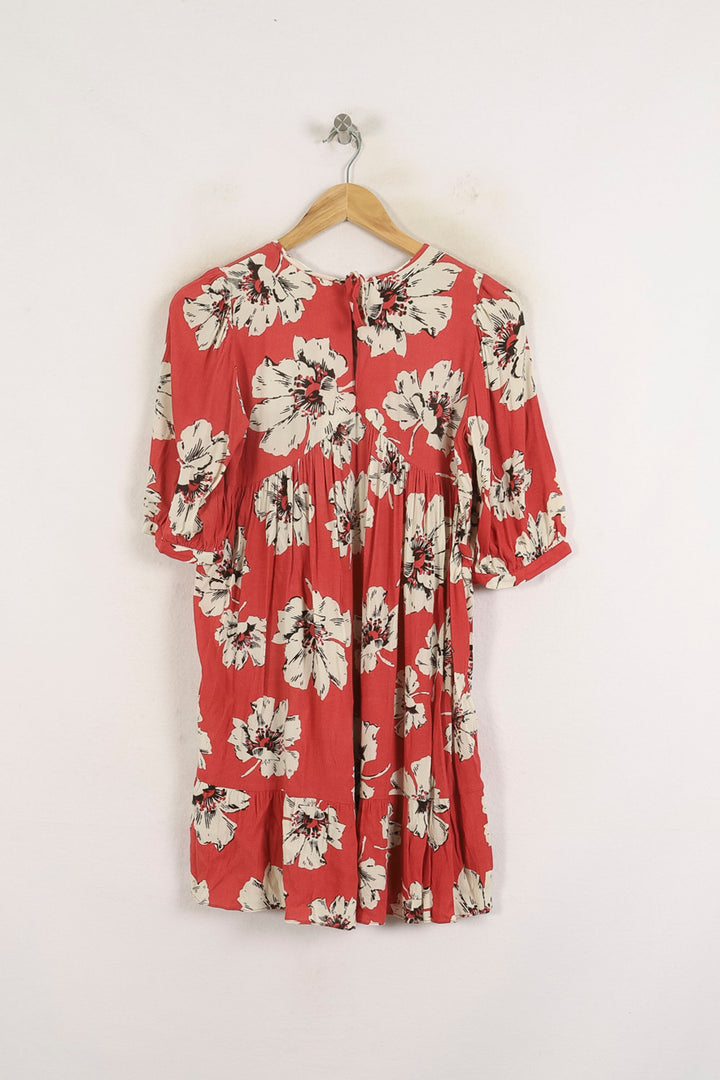 Robe Courte Rouge et Blanche - Taille XS/34 de la marque ba&sh | PARAD78282 - Vendu par Paradigme - Image 4