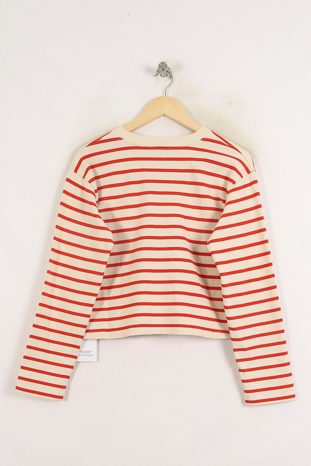 Marinière Écrue et Rouge - Taille L/40 de la marque Sézane | PARAD78284 - Vendu par Paradigme - Image 4