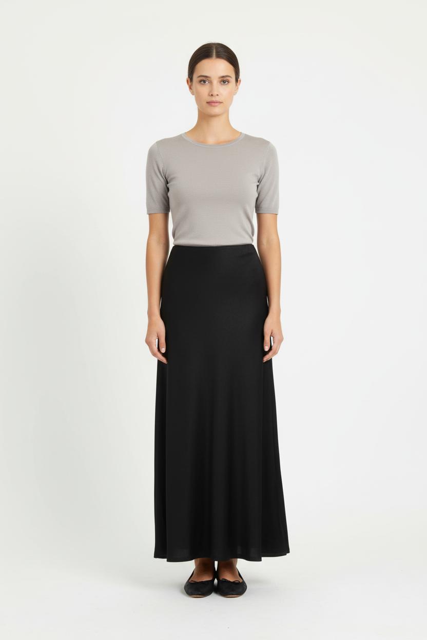 Jupe Longue Noire - Taille S/36 de la marque IKKS | PARAD78291 - Vendu par Paradigme - Image 1