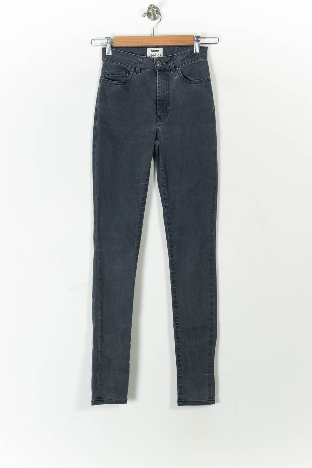 Jean Slim Gris - Taille S/36 de la marque Acne Studios | PARAD78307 - Vendu par Paradigme - Image 2