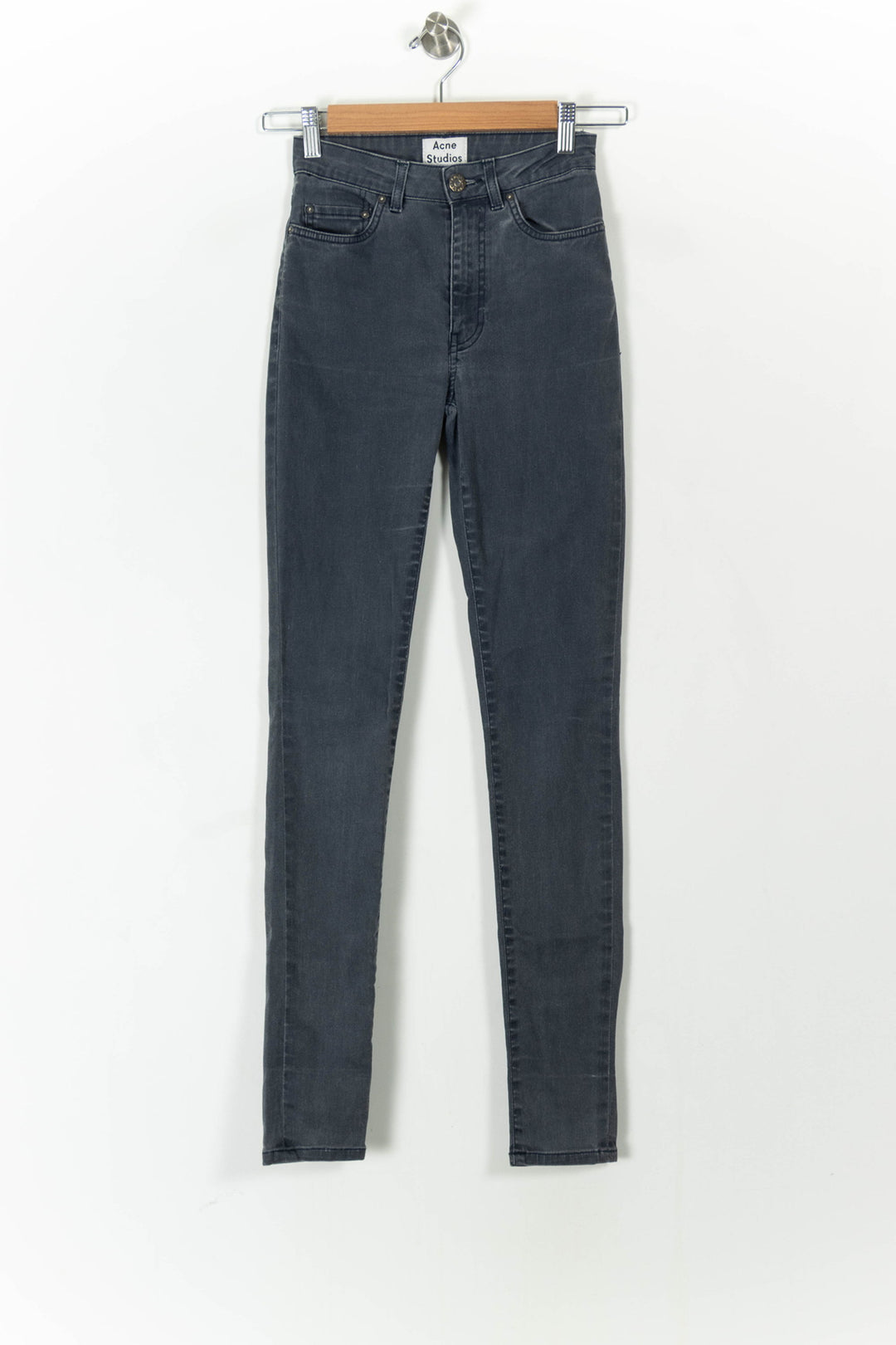 Jean Slim Gris - Taille S/36 de la marque Acne Studios | PARAD78307 - Vendu par Paradigme - Image 2