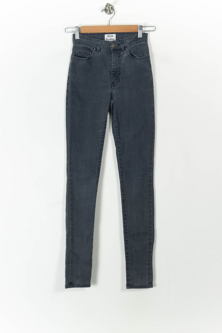 Jean Slim Gris - Taille S/36 de la marque Acne Studios | PARAD78307 - Vendu par Paradigme - Image 2