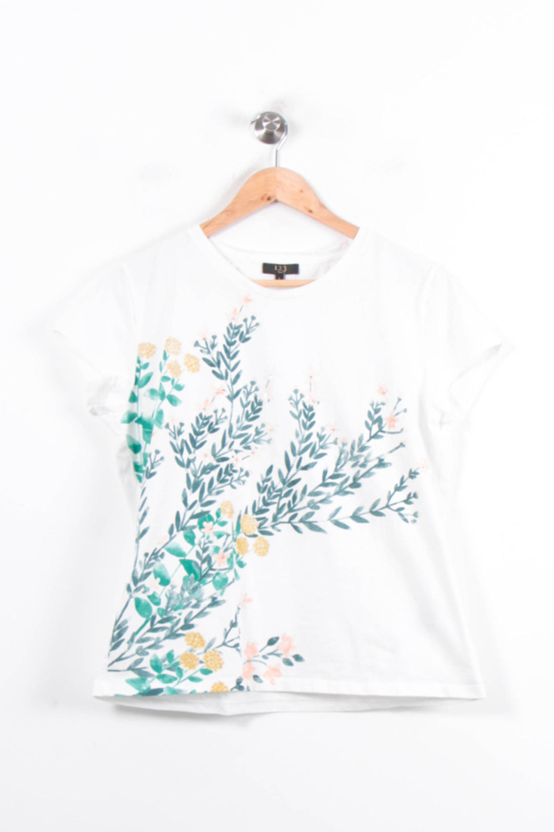 Tee-shirt Blanc - Taille L/40 de la marque Maison 123 | PARAD78312 - Vendu par Paradigme - Image 2