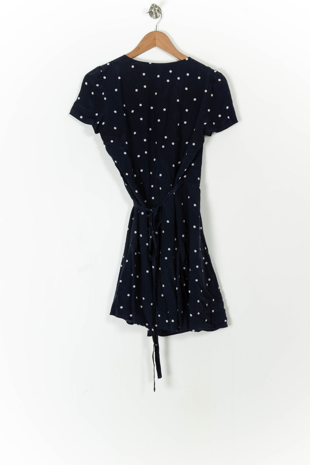 Robe Portefeuille Bleue et Blanche - Taille S/36 de la marque Sézane | PARAD78317 - Vendu par Paradigme - Image 4