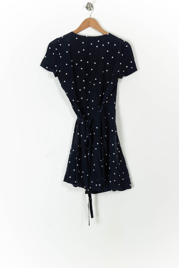 Robe Portefeuille Bleue et Blanche - Taille S/36 de la marque Sézane | PARAD78317 - Vendu par Paradigme - Image 4