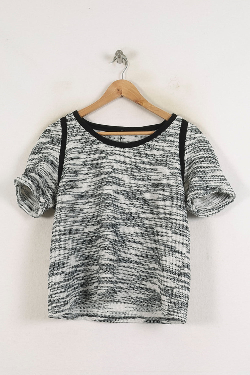 Pull Noir et Blanc - Taille XL/42 de la marque IKKS | PARAD78319 - Vendu par Paradigme - Image 2