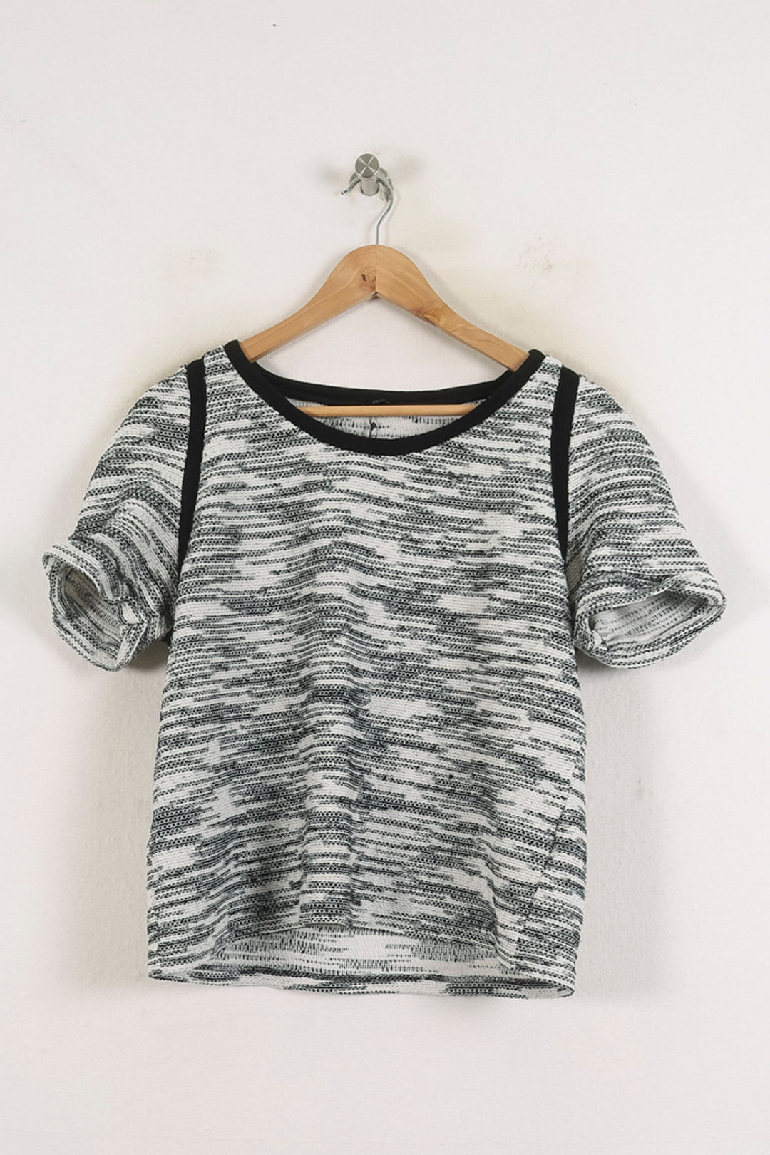 Pull Noir et Blanc - Taille XL/42 de la marque IKKS | PARAD78319 - Vendu par Paradigme - Image 2