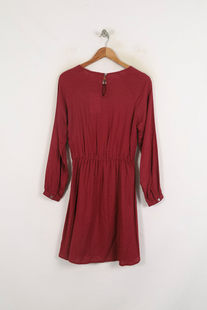 Robe Manche Longue Bordeaux - Taille S/36 de la marque Karl Marc John | PARAD78321 - Vendu par Paradigme - Image 4