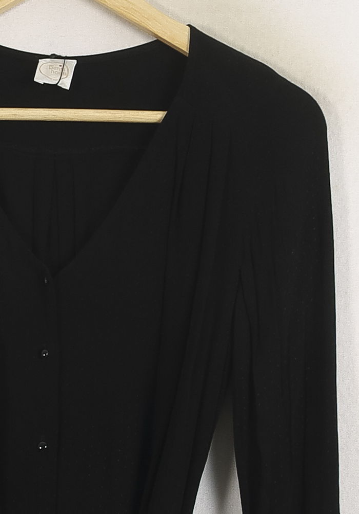 Robe Chemise Noire - Taille S/36 de la marque Des petits hauts | PARAD78325 - Vendu par Paradigme - Image 3