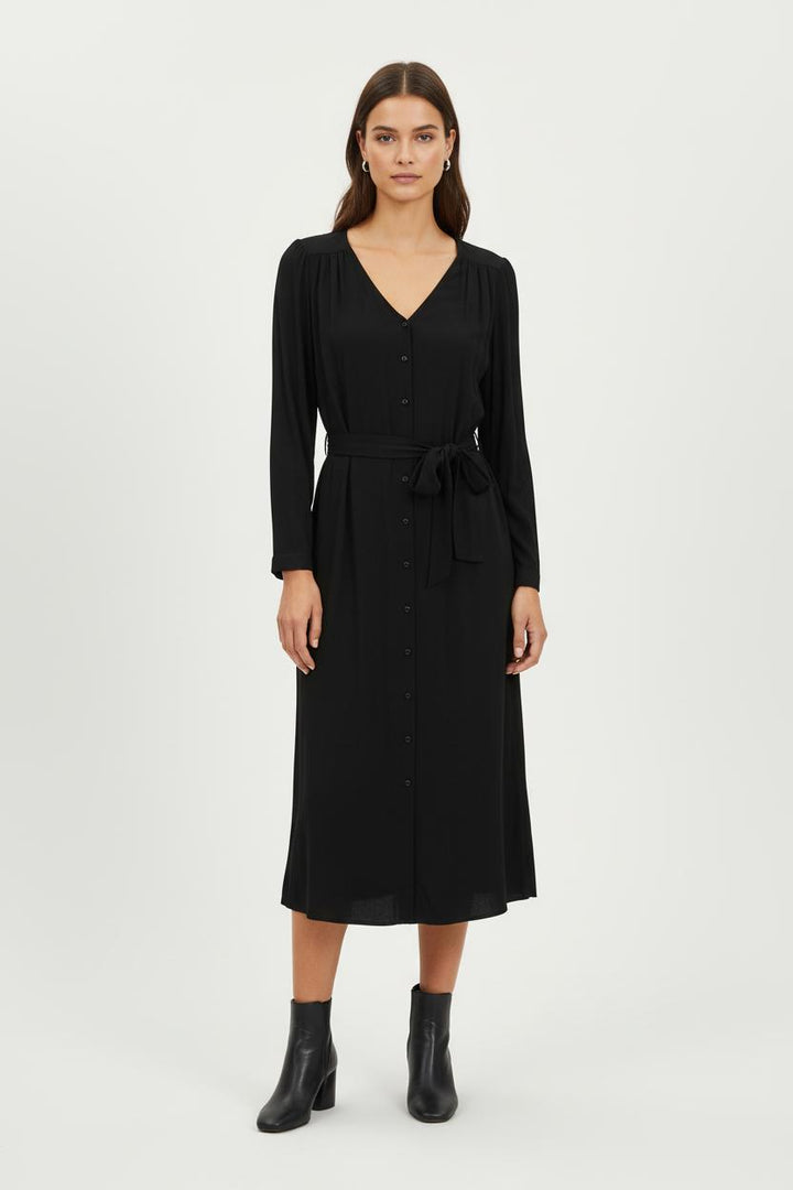 Robe Chemise Noire - Taille S/36 de la marque Des petits hauts | PARAD78325 - Vendu par Paradigme - Image 1