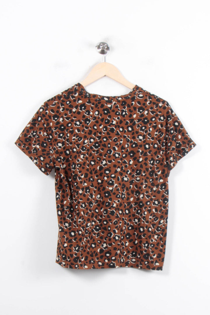 Tee-shirt Marron et Noir - Taille S/36 de la marque I.Code | PARAD78329 - Vendu par Paradigme - Image 4