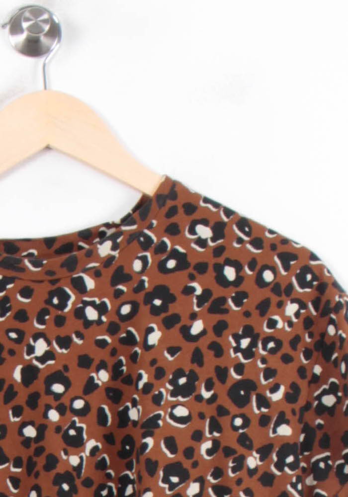Tee-shirt Marron et Noir - Taille S/36 de la marque I.Code | PARAD78329 - Vendu par Paradigme - Image 3