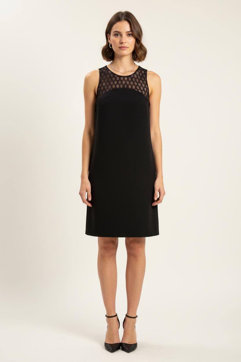 Robe Droite Noire - Taille M/38 de la marque Maje | PARAD78330 - Vendu par Paradigme - Image 1