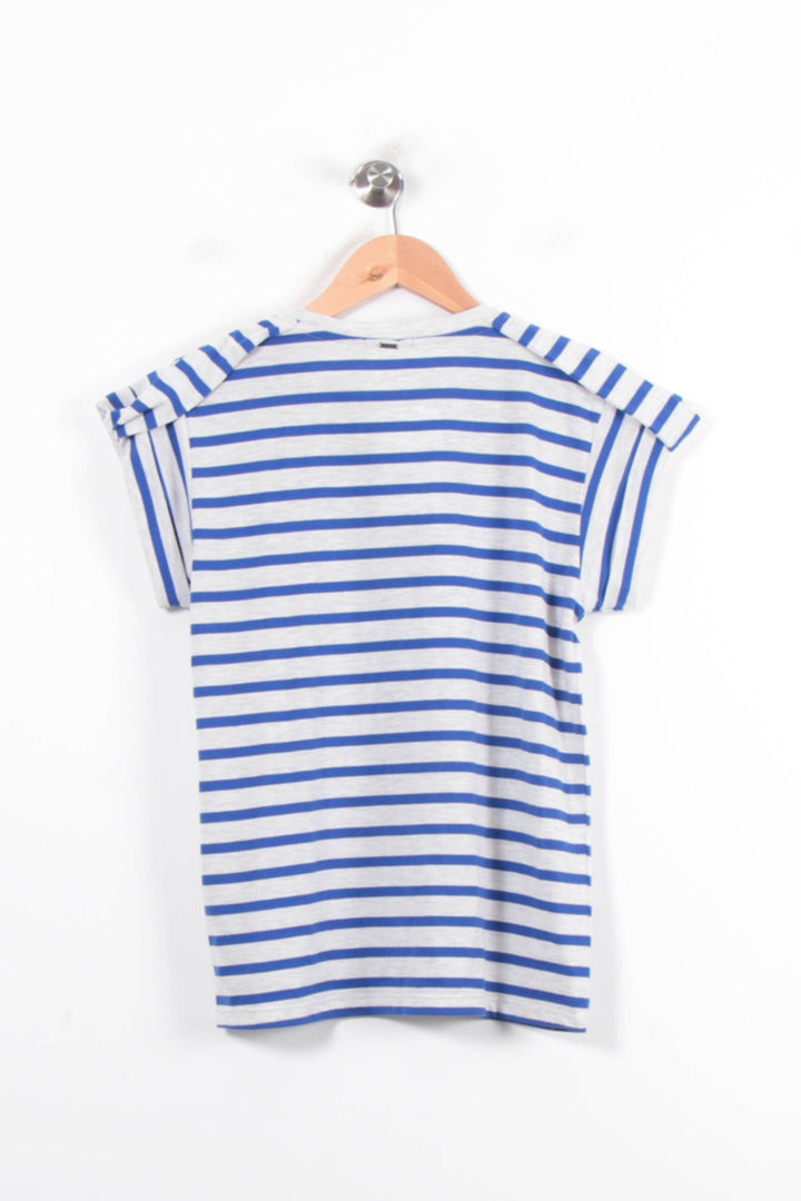 Tee-shirt Blanc et Bleu - Taille S/36 de la marque IKKS | PARAD78331 - Vendu par Paradigme - Image 4