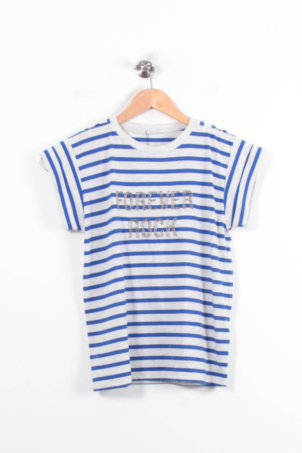 Tee-shirt Blanc et Bleu - Taille S/36 de la marque IKKS | PARAD78331 - Vendu par Paradigme - Image 2