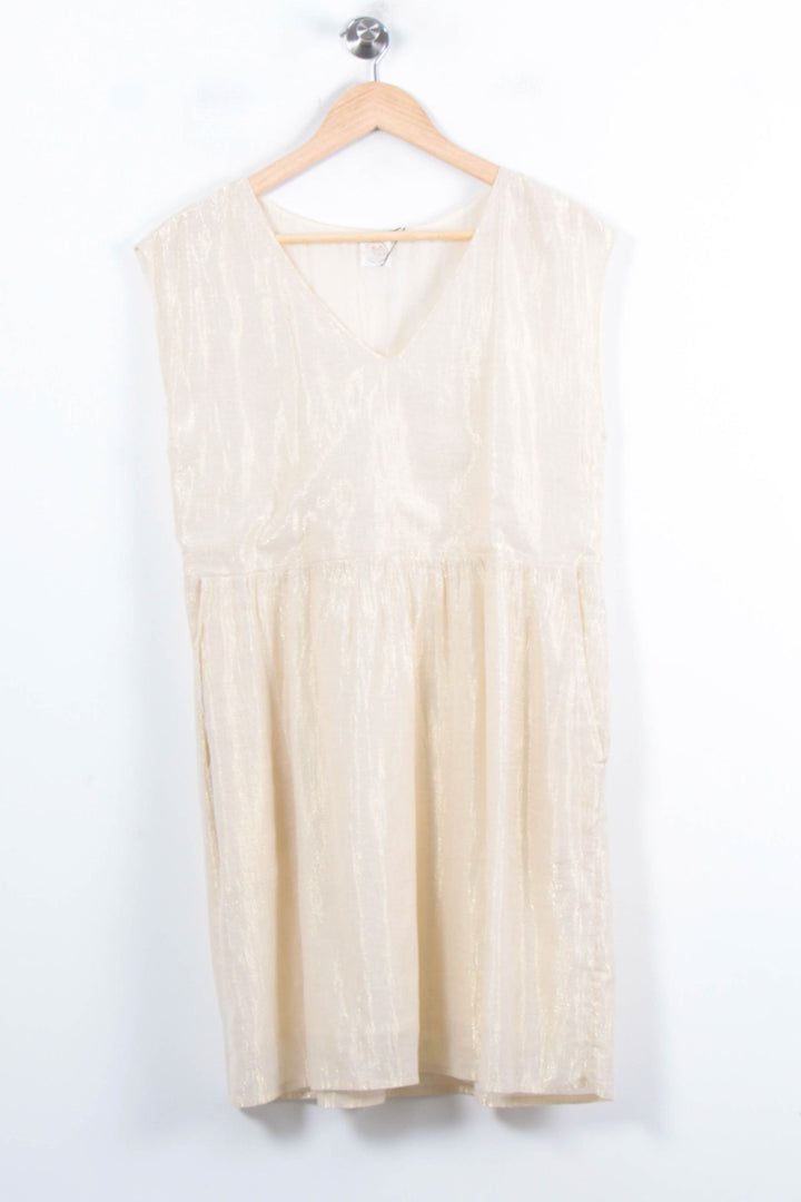 Robe Courte Beige - Taille S/36 de la marque Des petits hauts | PARAD78332 - Vendu par Paradigme - Image 2