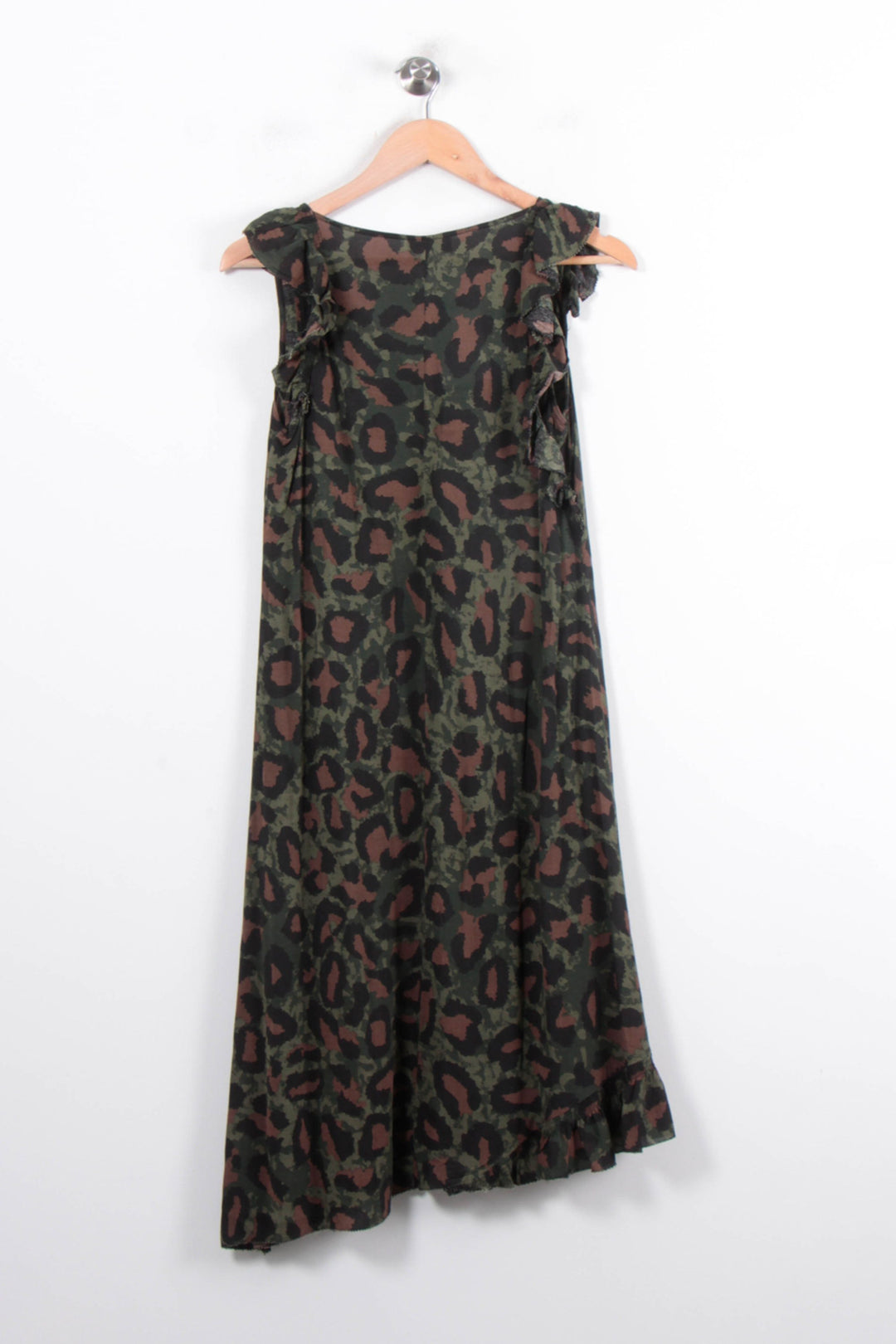 Robe Midi Verte et Marron - Taille XS/34 de la marque Zadig&Voltaire | PARAD78335 - Vendu par Paradigme - Image 4