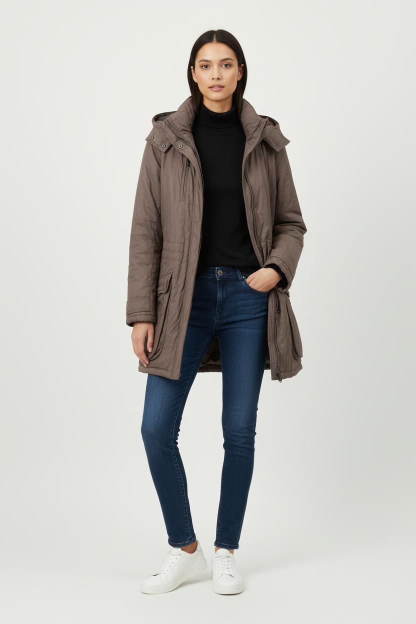 Parka Marron - Taille XXL/44 de la marque IKKS | PARAD78342 - Vendu par Paradigme - Image 1