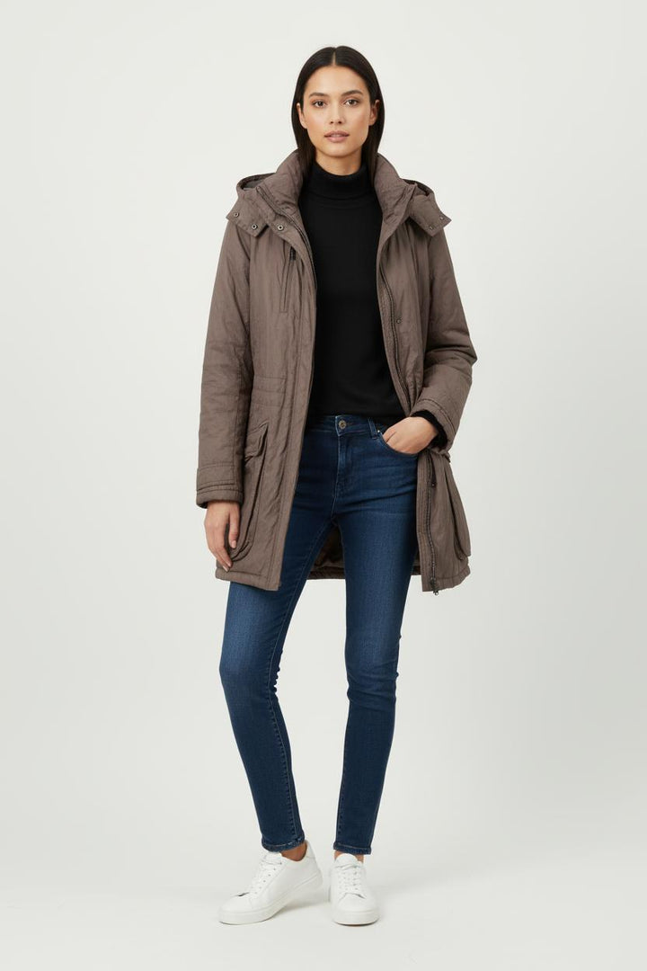 Parka Marron - Taille XXL/44 de la marque IKKS | PARAD78342 - Vendu par Paradigme - Image 1