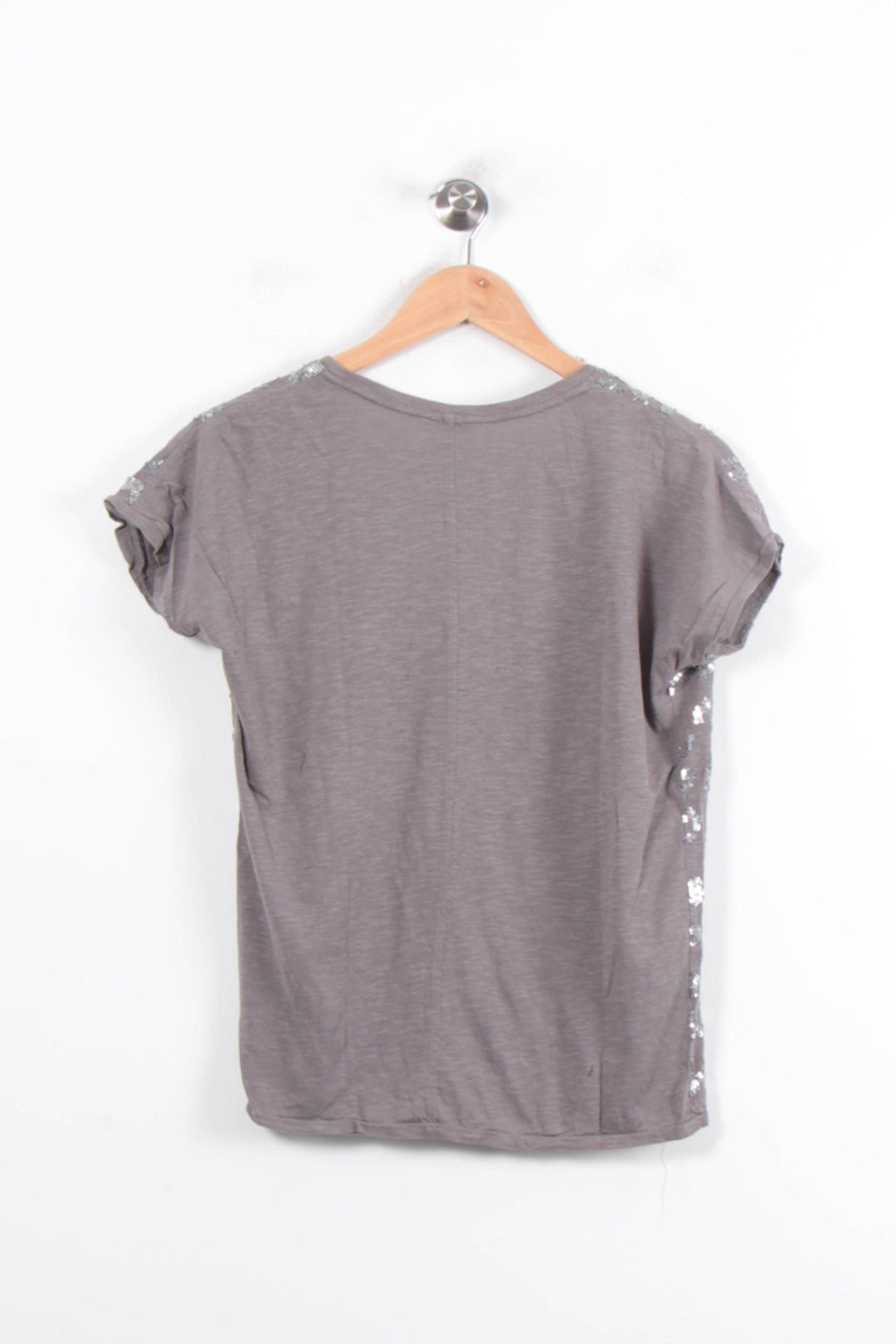 Tee-shirt Gris et Argenté - Taille S/36 de la marque IKKS | PARAD78343 - Vendu par Paradigme - Image 4