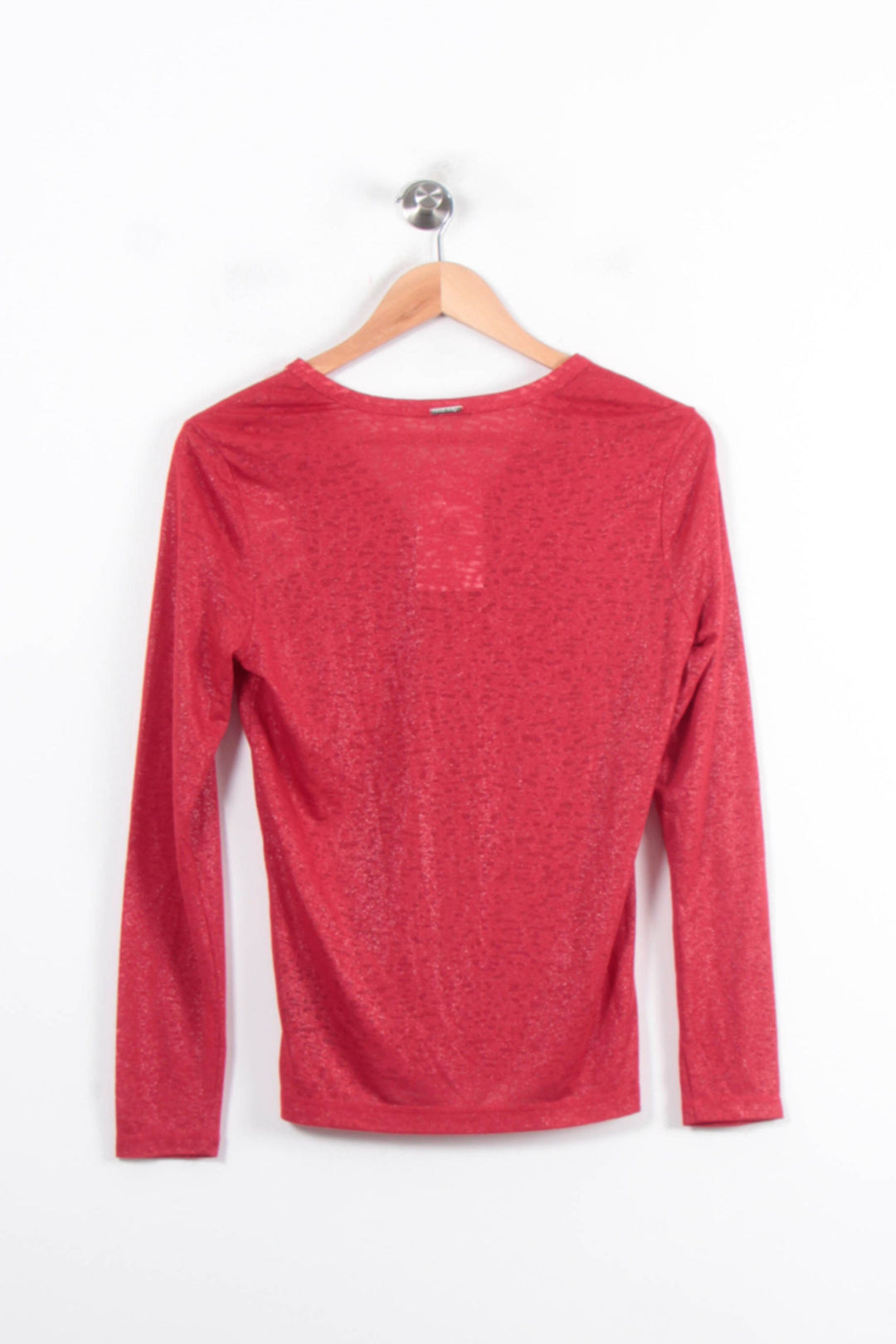 T-shirt Manches Longues Rouge - Taille S/36 de la marque One Step | PARAD78345 - Vendu par Paradigme - Image 4