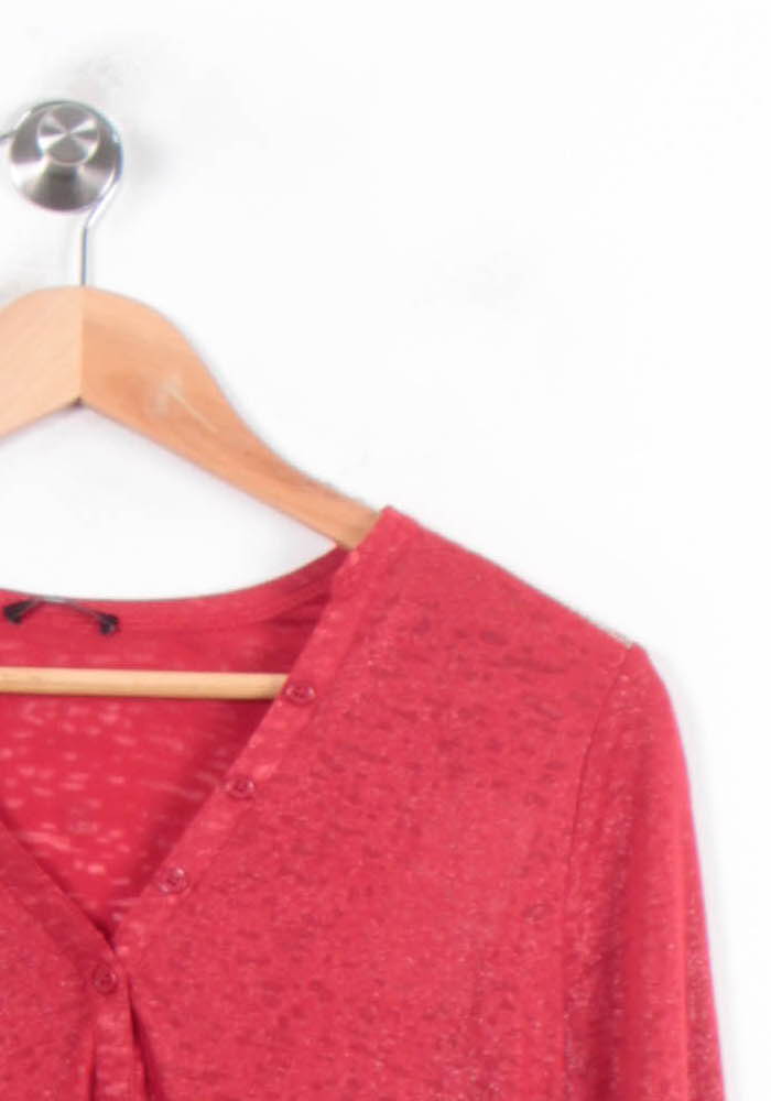 T-shirt Manches Longues Rouge - Taille S/36 de la marque One Step | PARAD78345 - Vendu par Paradigme - Image 3