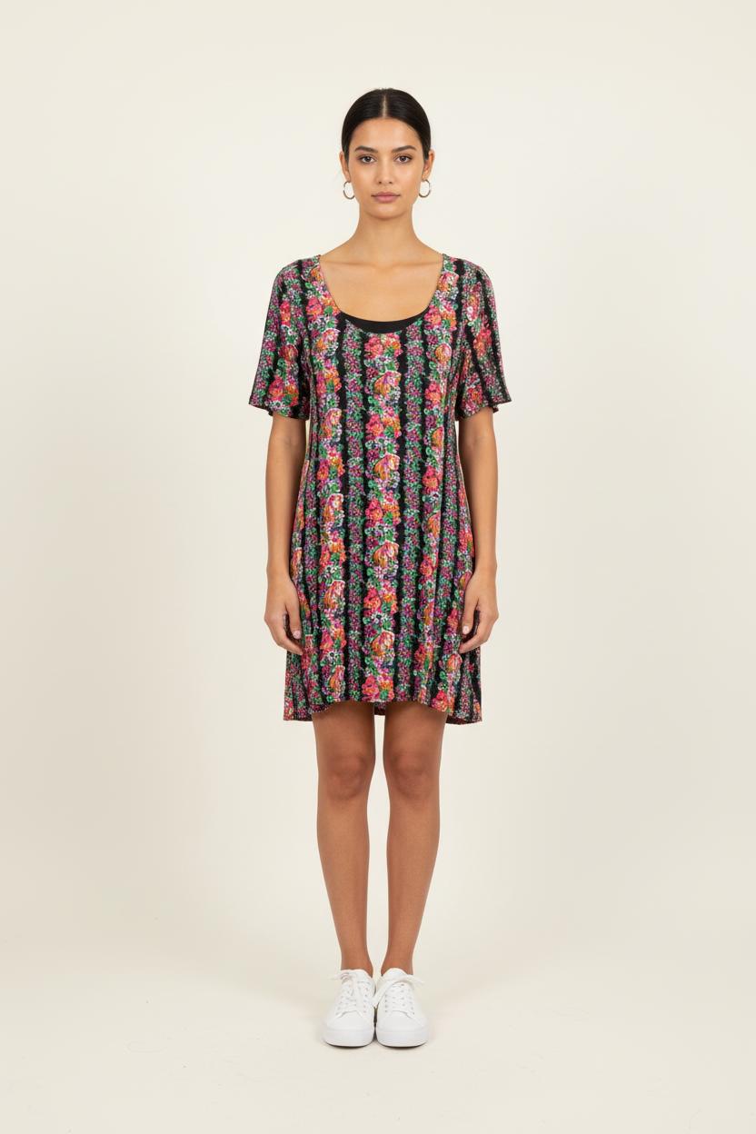 Robe Fleurie Multicolore - Taille M/38 de la marque Sézane | PARAD78348 - Vendu par Paradigme - Image 1