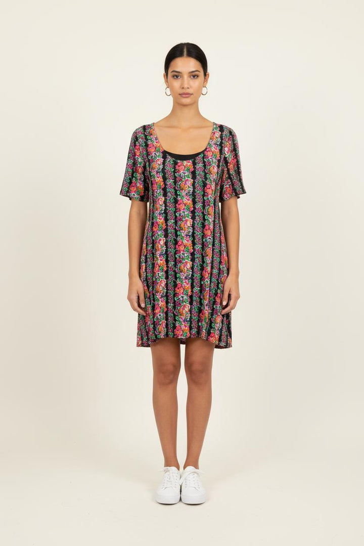 Robe Fleurie Multicolore - Taille M/38 de la marque Sézane | PARAD78348 - Vendu par Paradigme - Image 1