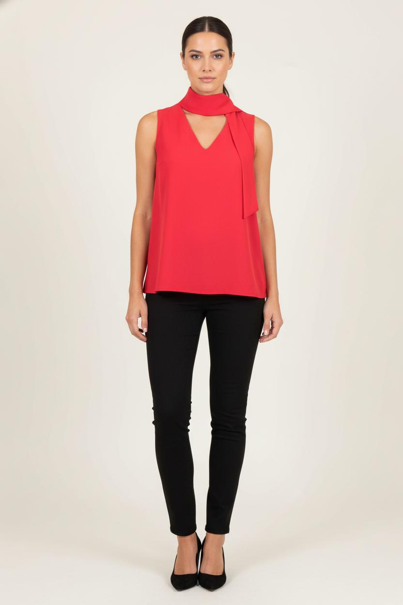 Blouse Rouge - Taille M/38 de la marque ZAPA | PARAD78359 - Vendu par Paradigme - Image 1