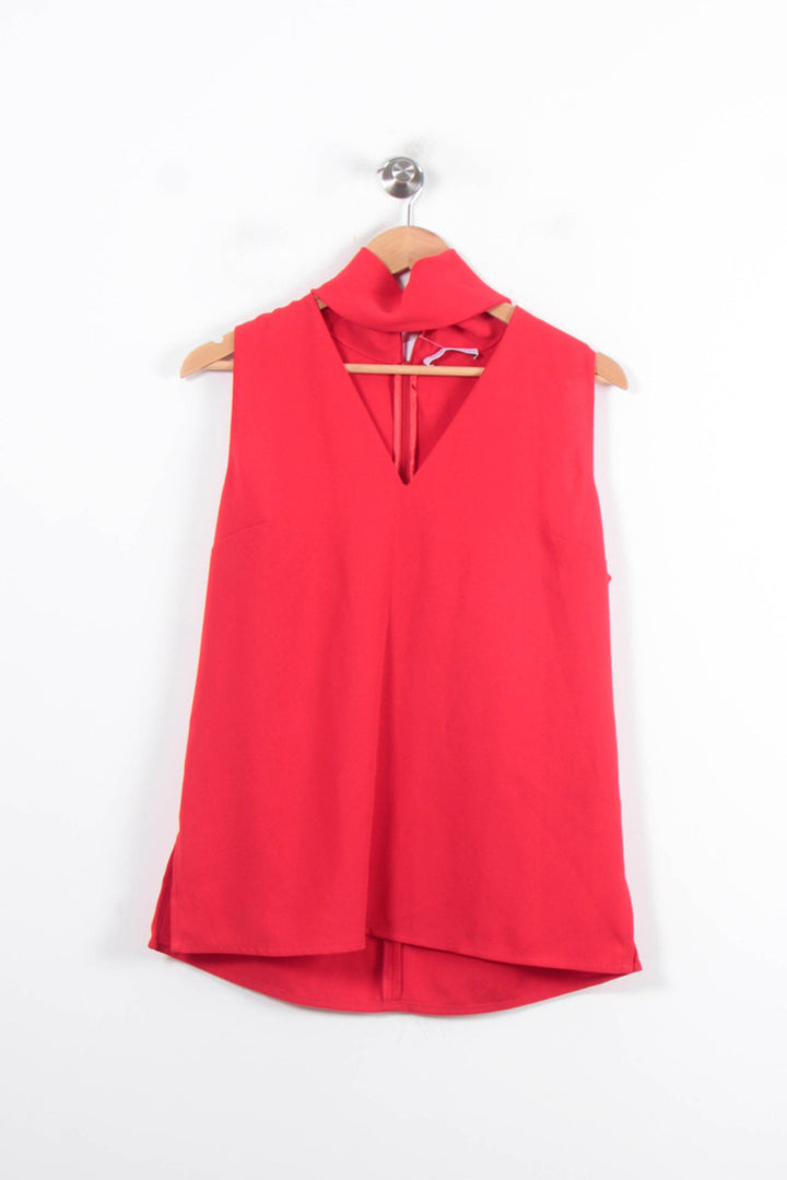 Blouse Rouge - Taille M/38 de la marque ZAPA | PARAD78359 - Vendu par Paradigme - Image 2